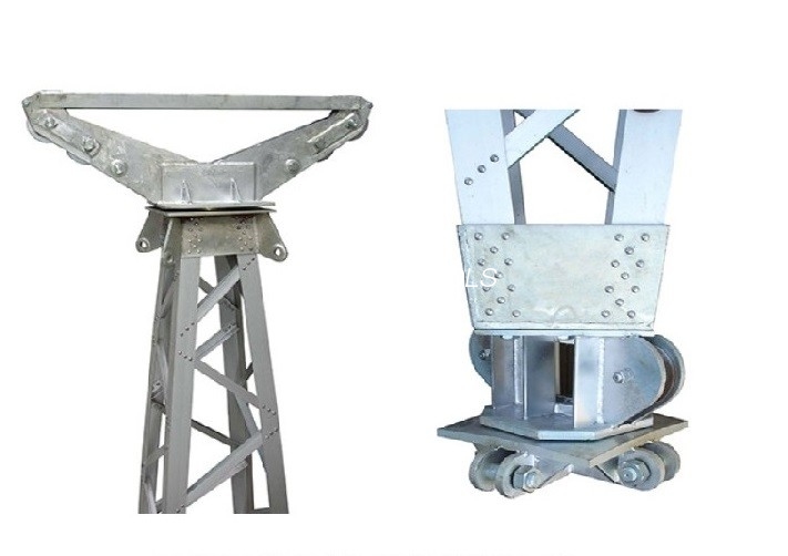 Стил на рамка Инструменти за монтаж на кула Вътрешно окачване Решетка Gin Pole Derrick Crane
