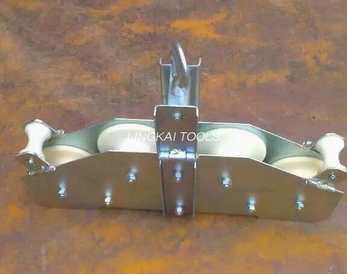 R570 Mm Инструменти за кабели от оптични влакна 10KN OPGW Комбиниран блок с четири снопа